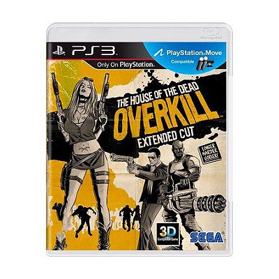 THE HOUSE OF THE DEAD OVERKILL EXTEND CUT PS3 USADO