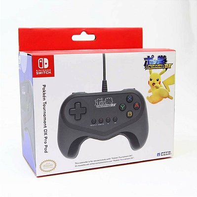 CONTROLE COM FIO SWITCH PRO PAD HORI POKKEN TOURNAMENT DX