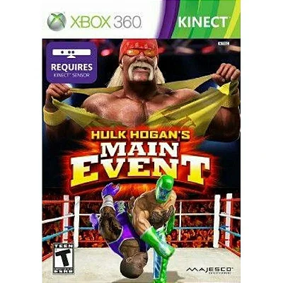 HULK HOGAN'S MAIN EVENT KINECT X360 USADO