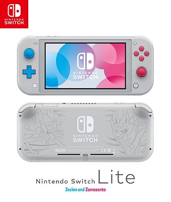 NINTENDO SWITCH LITE POKÉMON ZACIAN AND ZAMAZENTA EDITION