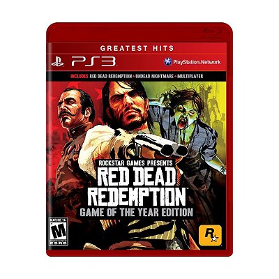 RED DEAD REDEMPTION GAME OF YEAR PS3 USADO