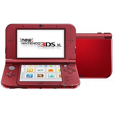 NEW NINTENDO 3DS XL VERMELHO USADO