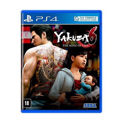 YAKUZA 6: THE SONG OF LIFE - BLU-RAY - PS4