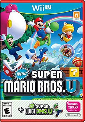 NEW SUPER MARIO BROSS + LUIGI WIIU USADO