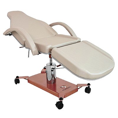 Maca Hidráulica para Estética Profissional - PEM 10 - Com Estrutura Rose Gold