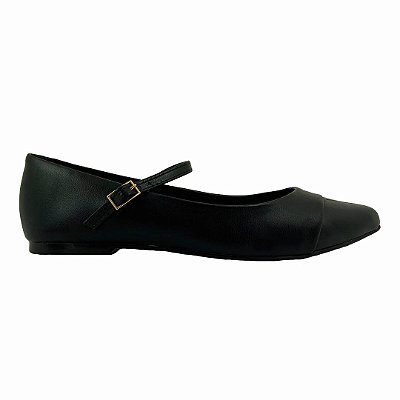 (8302V-15135) Sapatilha Boneca  Preto