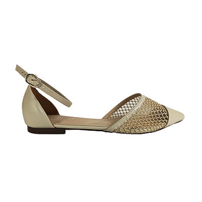 (13514-20) Sapatilha Tela Strass  Antique