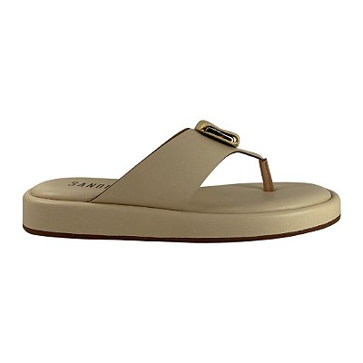 (8432-89022) Flatform Flip Flop Detalhe Orgânico Angelical