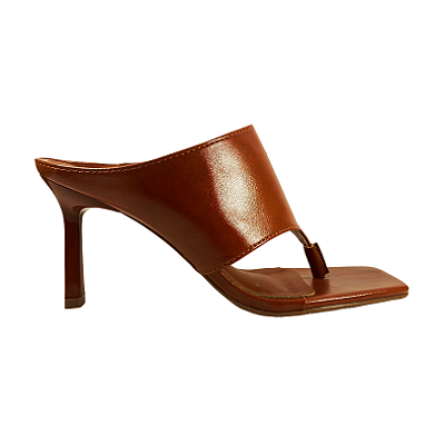 (4666-91271) Tamanco Tira Larga Caramelo