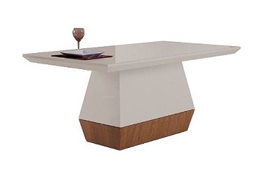 Conjunto Mesa de Jantar Vogue com 08 Cadeiras - Sylvia Design