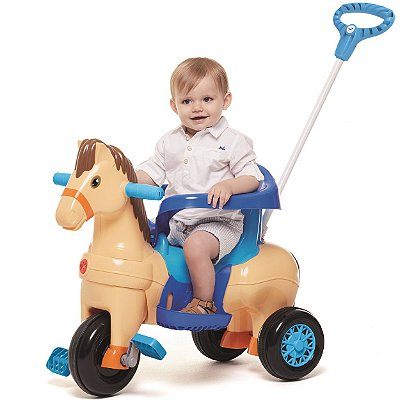 Carro de Passeio Triciclo Infantil Moto Duo Calesita