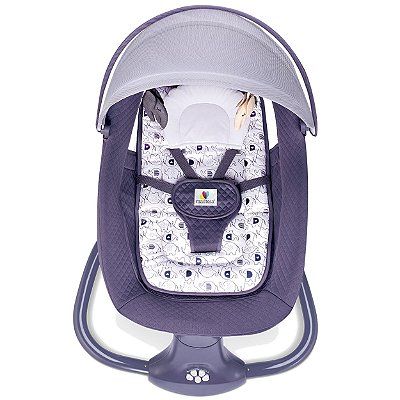 Cadeirinha de Descanso Mastela Techno Premium Cinza Eletronica