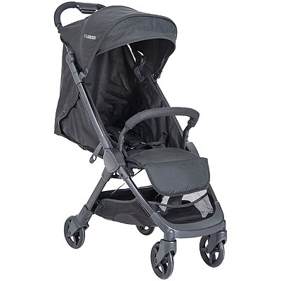 Carrinho de Bebe Leve para Passeio Kiddo Pikme Melange Preto