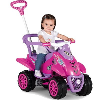 Triciclo Infantil Bandeirante Smart Comfort 3 em 1 Pedal e Passeio Aro -  Maçã Verde Baby