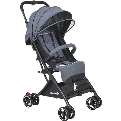 Carrinho de Bebe para Passeio Compacto Burigotto It Grey