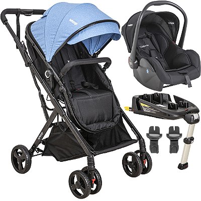 Carrinho de Bebe Bebe Conforto Base ISOFIX Whoop Vox Azul