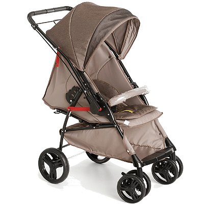 Carrinho de Bebe Reversivel Galzerano Maranello Chocolate