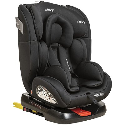 Cadeirinha para Carro Whoop Universe 360 Isofix 0-36kg Preto