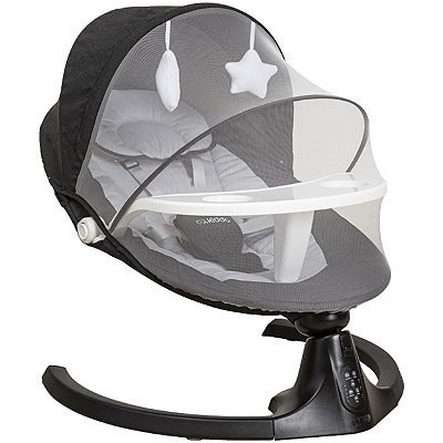 Cadeirinha de Descanso Automatica Kiddo Loop Melange Preto