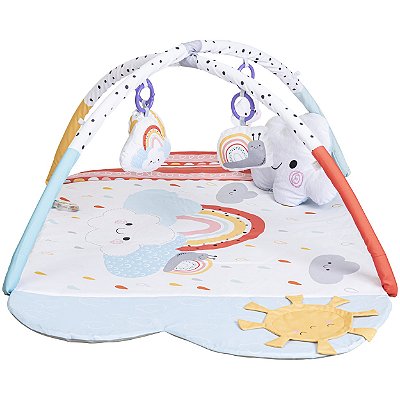 Tapete de Atividades Estofado para Bebe Kiddo Baby Game Nuvem