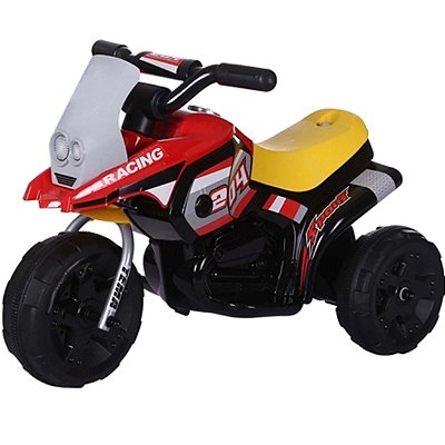Moto Triciclo Eletrico Infantil Belfix G204 6V Vermelho