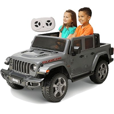 Carro Eletrico Jeep Rubicon Gladiator 12V com Controle Cinza