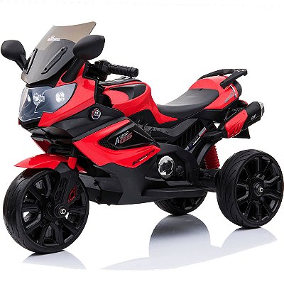 Moto Eletrica Infantil Shiny Toys K1300 GS 12V Vermelho