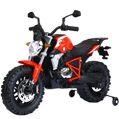 Moto Eletrica Infantil Shiny Toys Ducati Monster 12V Vermelha