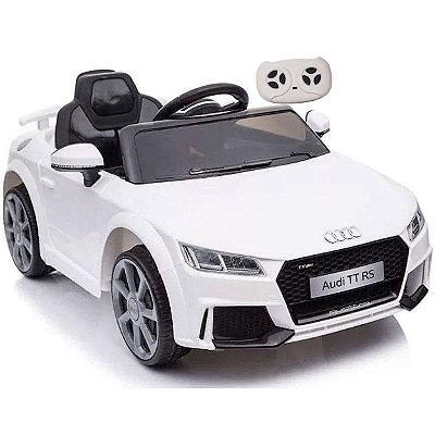 Carrinho Eletrico Bel Audi TT RS 12V Controle Remoto Vermelho - Maçã Verde  Baby