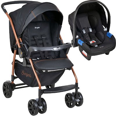 Carrinho de Bebe Passeio Bebe Conforto Burigotto Rio K Cobre