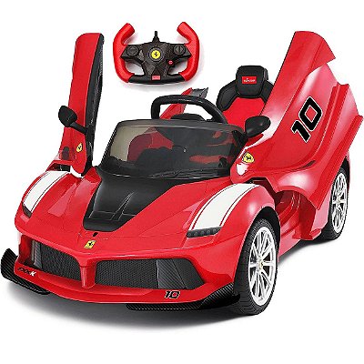 Carrinho Eletrico Shiny Toys La Ferrari FXX K 12V Vermelho