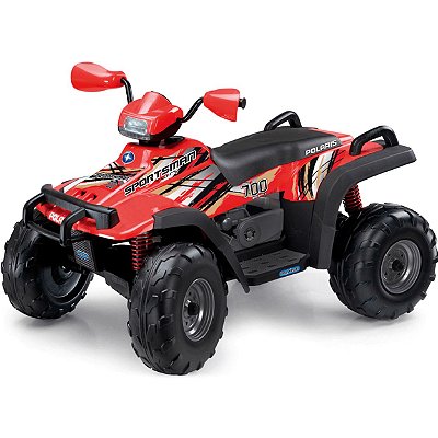 Quadriciclo Eletrico Peg Perego Polaris Sportsman Twin Red 12v