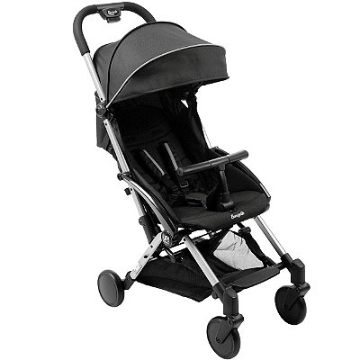 Carrinho de Bebe para Passeio Compacto Burigotto Up Metal Prata