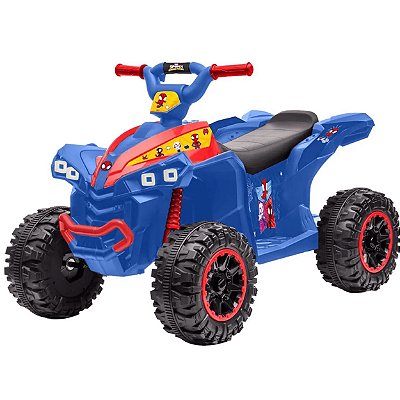Quadriciclo Eletrico Infantil Zippy Toys ATV Marvel Spidey 6V