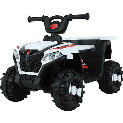 Quadriciclo Eletrico Infantil Zippy Toys ATV Super 6V Branco