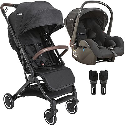 Carrinho de Bebe Compacto Bebe Conforto Kiddo Sprint II Preto