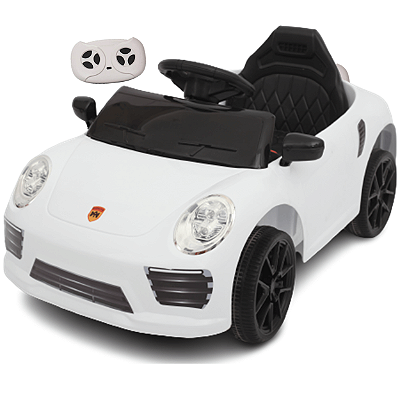 Carro Eletrico Shiny Toys Porsche Carrera S911 6V Controle Branco