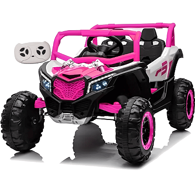 Carro Eletrico Bang Toys Maverick Buggy CAN-AM R3 12V CR Rosa