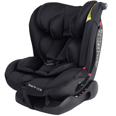 Cadeirinha de Carro Passear Baby Vita 0 a 36kg 10 anos Preto
