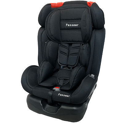 Cadeirinha de Carro Passear Baby Star 0 a 36kg 10 anos Preto