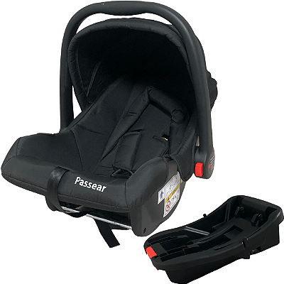 Cadeirinha para Carro Base para Carro Passear Baby Nina Preto