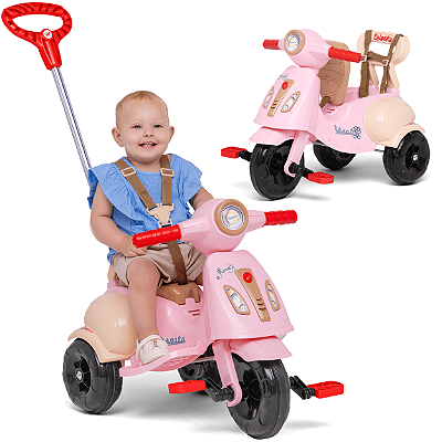 Carrinho de Passeio e Pedal Calesita Vespita Amalfi