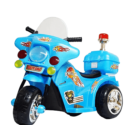 Moto Eletrica Infantil Importway Motorcycle 6V Azul