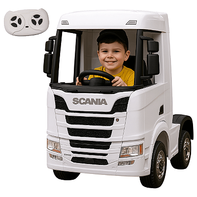 Caminhão Truck Scania Elétrico 4x4 Zippy Toys 12V Controle Remoto