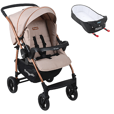Carrinho de Bebe Burigotto Reversivel Rio K 22 Ninho Mon Amour