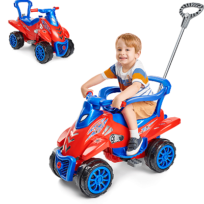 Carrinho de Passeio e Pedal para Bebe Calesita Cross Legacy Spider