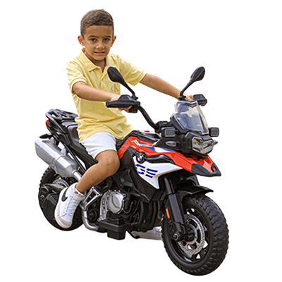 Moto Triciclo Eletrico Zippy Toys BMW F850 GS 12V Vermelha