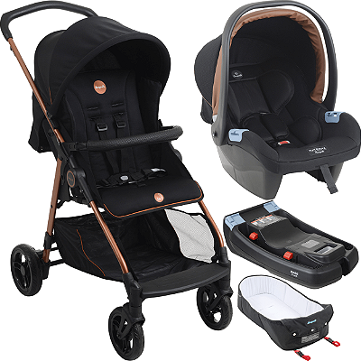 Carrinho de Bebe Moises Bebe Conforto Base Burigotto Lui 22 Cobre