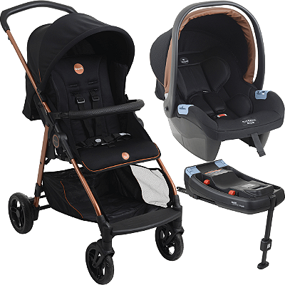 Carrinho de Bebe Bebe Conforto Base ISOFIX Burigotto Lui 22 Cobre