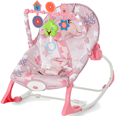 Cadeirinha de Descanso Bouncer Vibração Galzerano Nina Rosa